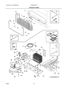 06 - Cooling System parts for Electrolux Refrigerator EI28BS80KS7A from AppliancePartsPros.com