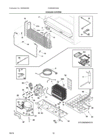 06 - Cooling System parts for Electrolux Refrigerator EI28BS80KS8A from AppliancePartsPros.com