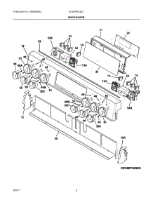 02 - Backguard parts for Electrolux Range EI30EF45QSC from AppliancePartsPros.com