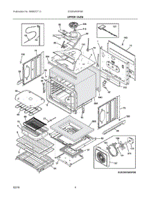 03 - Upper Oven parts for Electrolux Oven EI30EW45PSB from AppliancePartsPros.com