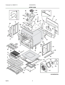 03 - Upper Oven parts for Electrolux Oven EI30EW45PSC from AppliancePartsPros.com