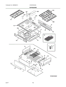 05 - Top / Drawer parts for Electrolux Range EI30GF45QSD from AppliancePartsPros.com