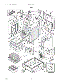 04 - Body parts for Electrolux Range EI30GF45QSE from AppliancePartsPros.com