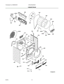 02 - Cabinet / Drum parts for Electrolux Dryer EIED200QSW00 from AppliancePartsPros.com