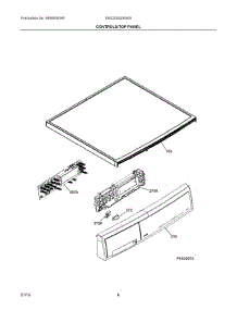 04 - Controls / Top Panel parts for Electrolux Dryer EIED200QSW00 from AppliancePartsPros.com