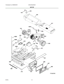 05 - Motor parts for Electrolux Dryer EIED200QSW00 from AppliancePartsPros.com