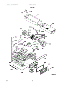 05 - Motor parts for Electrolux Laundry Center EIED2CAQSW00 from AppliancePartsPros.com