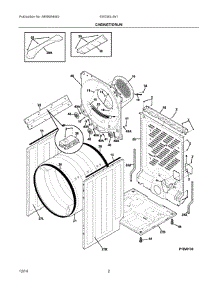 02 - Cabinet / Drum parts for Electrolux Dryer EIED50LIW1 from AppliancePartsPros.com