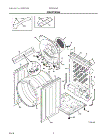 02 - Cabinet / Drum parts for Electrolux Dryer EIED50LIW2 from AppliancePartsPros.com
