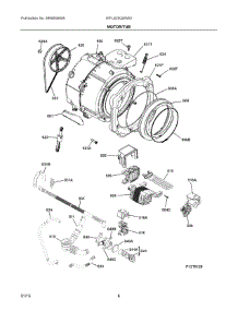 04 - Motor / Tub parts for Electrolux Washer EIFLS20QSW00 from AppliancePartsPros.com