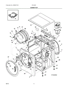 03 - Cabinet / Top parts for Electrolux Washer EIFLS55IMB1 from AppliancePartsPros.com