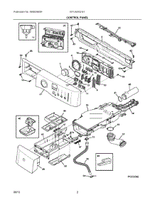 02 - Control Panel parts for Electrolux Washer EIFLW50LIW1 from AppliancePartsPros.com