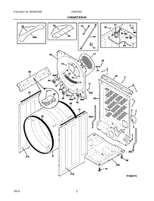 02 - Cabinet / Drum parts for Electrolux Dryer EIMED60LT3 from AppliancePartsPros.com