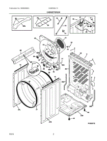02 - Cabinet / Drum parts for Electrolux Dryer EIMED60LT4 from AppliancePartsPros.com