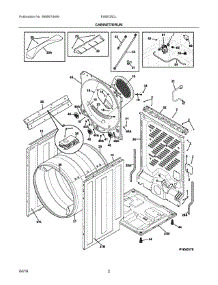02 - Cabinet / Drum parts for Electrolux Laundry Center EIMED6CLT3 from AppliancePartsPros.com