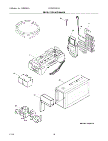 17 - Fresh Food Ice Maker parts for Electrolux Refrigerator EW23BC85KS6 from AppliancePartsPros.com