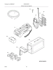 17 - Fresh Food Ice Maker parts for Electrolux Refrigerator EW23BC85KS7 from AppliancePartsPros.com