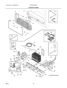 06 - Cooling System parts for Electrolux Refrigerator EW23BC85KSAA from AppliancePartsPros.com