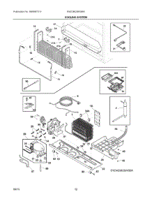 06 - Cooling System parts for Electrolux Refrigerator EW23BC85KSBA from AppliancePartsPros.com