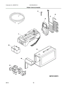 09 - Fresh Food Ice Maker parts for Electrolux Refrigerator EW23BC85KSCA from AppliancePartsPros.com