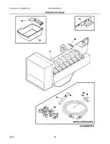 10 - Freezer Ice Maker parts for Electrolux Refrigerator EW23BC85KSCA from AppliancePartsPros.com