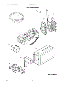 09 - Fresh Food Ice Maker parts for Electrolux Refrigerator EW23BC85KSDA from AppliancePartsPros.com