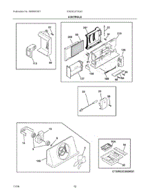 06 - Controls parts for Electrolux Refrigerator EW23CS75QS1 from AppliancePartsPros.com