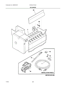 10 - Ice Maker parts for Electrolux Refrigerator EW23CS75QS1 from AppliancePartsPros.com