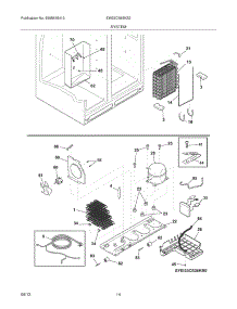 13 - System parts for Electrolux Refrigerator EW23CS85KS2 from AppliancePartsPros.com
