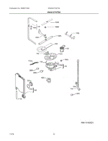 05 - Wash System parts for Electrolux Dishwasher EW24ID70QT0A from AppliancePartsPros.com