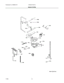 05 - Wash System parts for Electrolux Dishwasher EW24ID70QT4A from AppliancePartsPros.com