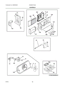 06 - Controls parts for Electrolux Refrigerator EW26SS75QS0 from AppliancePartsPros.com