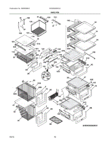 05 - Shelves parts for Electrolux Refrigerator EW26SS85KS3 from AppliancePartsPros.com