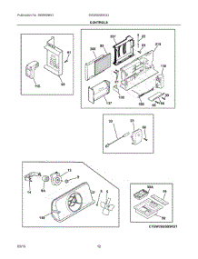 06 - Controls parts for Electrolux Refrigerator EW26SS85KS3 from AppliancePartsPros.com
