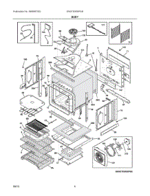 03 - Body parts for Electrolux Oven EW27EW55PSB from AppliancePartsPros.com