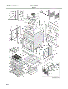 03 - Body parts for Electrolux Oven EW27EW55PSC from AppliancePartsPros.com