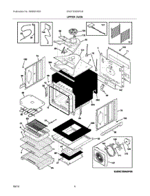 03 - Upper Oven parts for Electrolux Oven EW27EW65PSB from AppliancePartsPros.com