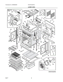 04 - Lower Oven parts for Electrolux Wall Oven EW27MC65PSC from AppliancePartsPros.com