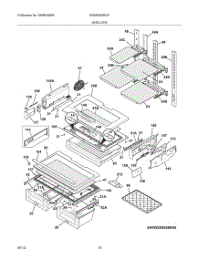 09 - Shelves parts for Electrolux Refrigerator EW28BS85KS7 from AppliancePartsPros.com