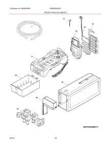 17 - Fresh Food Ice Maker parts for Electrolux Refrigerator EW28BS85KS7 from AppliancePartsPros.com