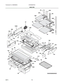 05 - Shelves parts for Electrolux Refrigerator EW28BS85KS8 from AppliancePartsPros.com