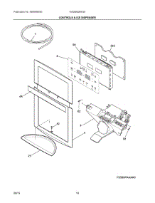07 - Controls & Ice Dispenser parts for Electrolux Refrigerator EW28BS85KS8 from AppliancePartsPros.com