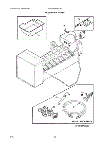 10 - Freezer Ice Maker parts for Electrolux Refrigerator EW28BS85KSGA from AppliancePartsPros.com