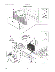 06 - Cooling System parts for Electrolux Refrigerator EW28BS87SS0 from AppliancePartsPros.com