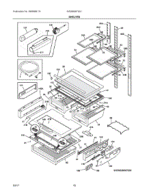 05 - Shelves parts for Electrolux Refrigerator EW28BS87SS1 from AppliancePartsPros.com