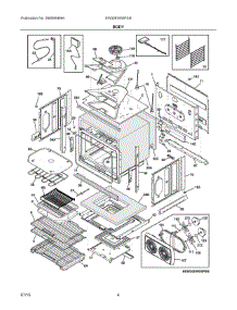 03 - Body parts for Electrolux Oven EW30EW55PSB from AppliancePartsPros.com