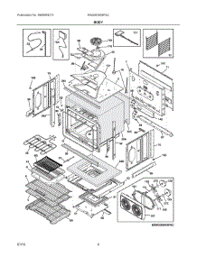03 - Body parts for Electrolux Oven EW30EW55PSC from AppliancePartsPros.com