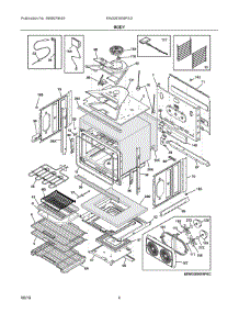 03 - Body parts for Electrolux Wall Oven EW30EW55PSD from AppliancePartsPros.com