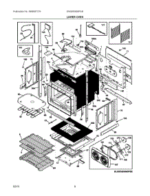 04 - Lower Oven parts for Electrolux Oven EW30EW65PSB from AppliancePartsPros.com