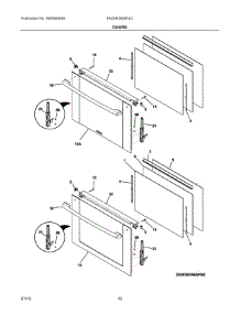 05 - Doors parts for Electrolux Oven EW30EW65PSC from AppliancePartsPros.com